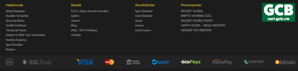 wolbet bitcoin ile para çekme