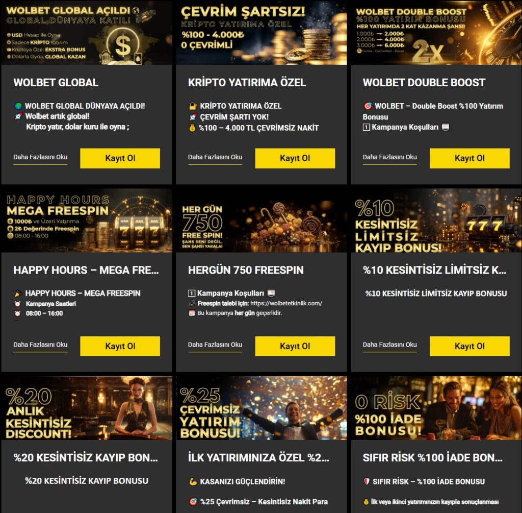 wolbet bonusları